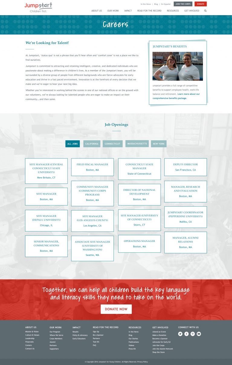 Jumpstart - Careers